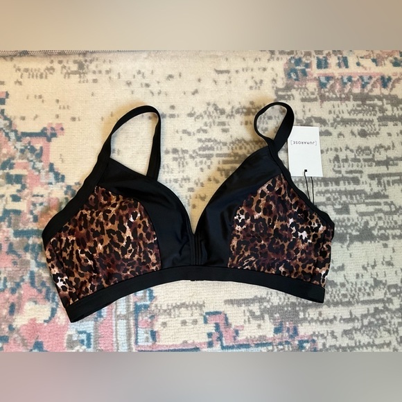 NWT JunaRose Bikini Top Size Large Lined With removable cups - Picture 1 of 12